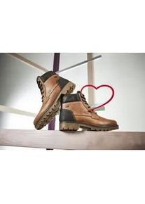 Winterstiefelette Rieker, Herren, Gr. 41, braun (cognac), Leder, Lederimitat, Schuhe Winterstiefelette, Winterboots mit TEX - "150 Jahre Rieker" Jubil&auml;umsartikel