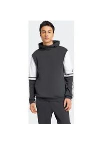 Kapuzensweatshirt Adidas PERFORMANCE "SQ25 SW HOOD", Herren, Gr. XXL, schwarz-wei&szlig; (schwarz, wei&szlig;), Obermaterial: 70% Baumwolle, 30% Polyester, angesetztes B&uuml;ndchen, Sweatshirts