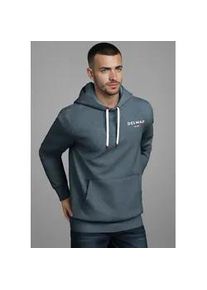 Kapuzensweatshirt DELMAO, Herren, Gr. M, graublau, Sweatware, Obermaterial: 60% Baumwolle, 40% Polyester, Sweatshirts