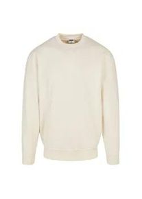 Sweatshirt Urban Classics "Urban Classics Herren Crewneck Sweatshirt", Herren, Gr. L, sandwei&szlig;, 65% Baumwolle, 35% Polyester, unifarben, Rundhals, Sweatshirts Sweatshirt