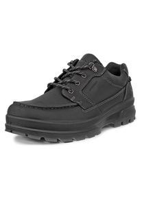 Schn&uuml;rschuh Ecco "Rugged Track Wp Moc Toe", Herren, Gr. 48, schwarz, Leder, Schuhe Schn&uuml;rschuh, Sneaker, Outdoorschuh mit waterproof-Ausstattung