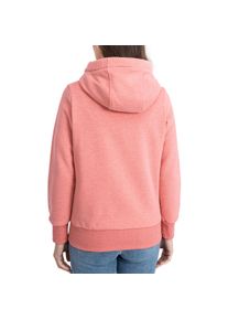 Kapuzensweatjacke DEPROC Active "FinjaCMYK II", Damen, Gr. 46 (L), rosa, 50% Baumwolle, 50% Polyester, tailliert, gerader Abschluss, Sweatjacken Kapuzensweatjacke, weiche Fleecejacke mit K&auml;ngurutasche
