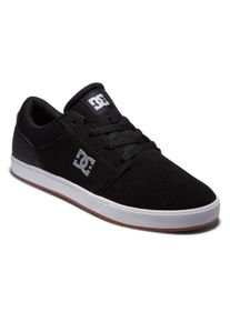 Skateschuh DC Shoes "Crisis 2 S", Herren, Gr. 10,5 (44), schwarz, Obermaterial: Leder [Kuh] / Futter: Textil / Au&szlig;ensohle: Gummi, Schuhe Skateschuh