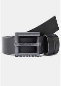 G-Star Raw Lederg&uuml;rtel G-STAR "New Duko Belt", Herren, Gr. 95, schwarz (dk schwarz), B&uuml;ffelleder, G&uuml;rtel Lederg&uuml;rtel