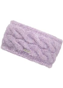 Stirnband Chillouts "Iris Headband", Damen, lila, Feinstrick, Materialmix, unifarben, M&uuml;tzen Stirnband, Breites, w&auml;rmendes Stirnband