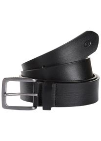 Lederg&uuml;rtel Tom Tailor "TTSCOTT", Damen, Gr. 85, schwarz, Rindsleder, unifarben, G&uuml;rtel Lederg&uuml;rtel, 3,5 cm breit, Herreng&uuml;rtel, Jeans und Casual, bis Gr. 120, Topseller