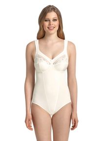 Corsage ANITA SINCE 1886 "Safina", Damen, Gr. 80, Cup C, crystal, Gewirkt, Obermaterial: 60% Polyamid, 15% Elasthan, 10% Baumwolle, 10% Polyester, 5% Viskose, unifarben, Korsagen Corsage, Stickereien, Entlastungstr&auml;ger, formender Bauchbereich, feminin