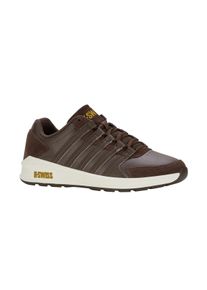 Sneaker K-Swiss "VISTA TRAINER", Herren, Gr. 42, java, snow wei&szlig;, Leder, Schuhe Sneaker