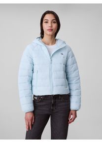 Steppjacke Calvin Klein Jeans "LGHTWGHT QLTD JCKT P", Damen, Gr. XS (36), cooling oasis, Web, Obermaterial: 100% Polyamid, unifarben, klassisch normal, Rundhals, eingesetzt eingefasste Kante, Jacken Steppjacke, Mit Rundhalsausschnitt
