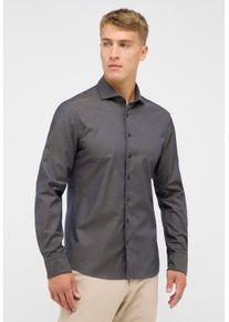 Langarmhemd Eterna "SLIM FIT", Damen, Gr. 38, Normalgr&ouml;&szlig;en, navy, Twill, 100% Baumwolle, schmal, Manschette, Hemden Langarmhemd, EASY IRON (b&uuml;gelleicht)