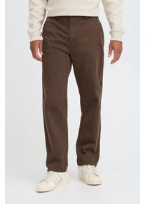Chinohose Blend "BHNATAN WIDE LEG CHINO", Herren, Gr. 27, L&auml;nge 34, schwarz (slate schwarz), Web, Obermaterial: 98% Baumwolle, 2% Elasthan, unifarben, relaxed fit kn&ouml;chellang, Hosen Chinohose