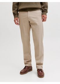 Jack & Jones Chinohose JACK & JONES "JPSTKANE DYLAN CHINO", Herren, Gr. 31, L&auml;nge 30, string, Web, Obermaterial: 98% Baumwolle, 2% Elasthan, unifarben, regular fit kn&ouml;chellang, Hosen Chinohose