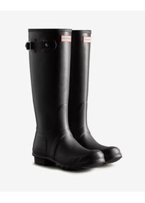 Gummistiefel Hunter "ORIGINAL TALL BOOT", Damen, Gr. 43, schwarz, Synthetik, Schuhe Gummistiefel, wasserdicht