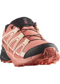 Wanderschuh Salomon "SPEEDCROSS WP J", Damen, Gr. 37, emberglow, tender peach, fusion coral, Synthetik, Textil, Schuhe Wanderschuh, wasserdicht