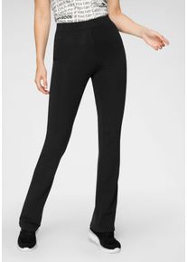Jazzpants Kangaroos, Damen, Gr. 46, N-Gr, schwarz, Jersey, Obermaterial: 95% Baumwolle, 5% Elasthan, unifarben, bequem lang, Hosen Jazzpants, mit hohem Stretch-Anteil sitzt wie eine zweite Haut, Topseller