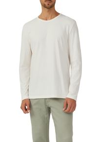 Longsleeve s.Oliver, Herren, Gr. L, ecru, Jersey, Obermaterial: 100% Baumwolle, unifarben, normal h&uuml;ftbedeckend, Rundhals, Shirts Longsleeve, mit Rundhals