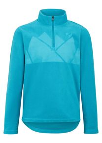Sweatshirt Ziener "JONKI-Z midlayer junior", M&auml;dchen, Gr. 116, aqua breeze, Obermaterial: 100% Polyester, Sweatshirts Sweatshirt