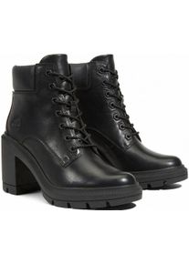 Schn&uuml;rstiefelette Timberland "ALLINGTON HEIGHTSMID LACE UP BOOT", Damen, Gr. 39, schwarz, Leder, Synthetik, Schuhe Schn&uuml;rstiefelette, Winterschuhe, Winterstiefel, Schn&uuml;rboots, Winterboots
