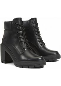 Schn&uuml;rstiefelette Timberland "ALLINGTON HEIGHTSMID LACE UP BOOT", Damen, Gr. 39,5, schwarz, Leder, Synthetik, Schuhe Schn&uuml;rstiefelette, Winterschuhe, Winterstiefel, Schn&uuml;rboots, Winterboots
