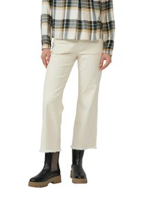 Slim-fit-Jeans s.Oliver, Damen, Gr. 46, N-Gr, light beige, Denim/Jeans, Obermaterial: 92% Baumwolle, 6% Polyester, 2% Elasthan, unifarben, slim fit kn&ouml;chelfrei, Jeans Slim-fit-Jeans, mit Taschen
