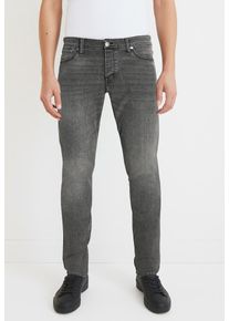 Jack & Jones Slim-fit-Jeans JACK & JONES "JJIGLENN JJORIGINAL SQ 650", Herren, Gr. 30, L&auml;nge 32, grau (grau denim), Denim/Jeans, Obermaterial: 76% Baumwolle, 22% Polyester, 2% Elasthan, Abriebeffekte, slim fit, Jeans Slim-fit-Jeans