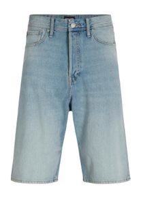 Jack & Jones Bermudas JACK & JONES "JJIRON JJORIGINAL SHORTS MF 328 SN", Herren, Gr. XXL, N-Gr, blau (blau denim), Denim/Jeans, Obermaterial: 100% Baumwolle, unifarben, relaxed fit knielang, Hosen Bermudas