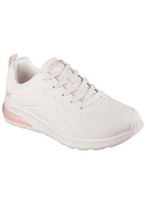 Sneaker Skechers "BOBS VISION AIR", Damen, Gr. 35, natur, Lederimitat, Schuhe Sneaker, Trainingsschuh, Freizeitschuh, Schn&uuml;rschuh mit Memory Foam