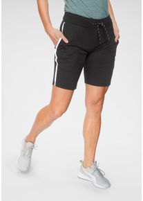 H.I.S. Shorts H.I.S, Damen, Gr. 38, N-Gr, schwarz, Obermaterial: 60% Baumwolle, 40% Polyester, unifarben, bequem kniefrei, Hosen Shorts, Rei&szlig;verschlusstaschen an den Seiten f&uuml;r sichere Aufbewahrung