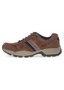 Sneaker Pius Gabor, Herren, Gr. 8 (42), blau (espresso, navy), Nubukleder, Veloursleder, Schuhe Sneaker, in Weite G (weit), Freizeitschuh, Halbschuh, Schn&uuml;rschuh