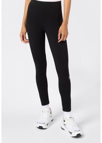 Leggings Champion "Graphic Leggings", Damen, Gr. S, N-Gr, nbk, Obermaterial: 90% Baumwolle, 10% Elasthan, Hosen Leggings