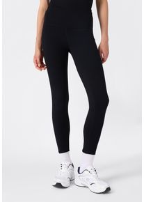 Leggings Champion, Damen, Gr. XS (36), N-Gr, schwarz (nbk), Obermaterial: 78% Polyester, 22% Elasthan, Hosen Leggings