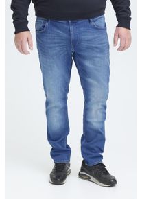 Slim-fit-Jeans Blend "Jet fit Multiflex - NOOS", Herren, Gr. 44, L&auml;nge 34, blau (denim middle blau), Denim/Jeans, Obermaterial: 91% Baumwolle, 7% Polyester, 2% Elasthan, Abriebeffekte, slim fit, Jeans Slim-fit-Jeans