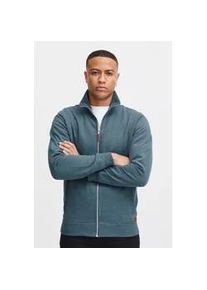 Troyer Blend "BHAlio", Herren, Gr. 3XL, blau (ensign blau), Sweatware, 60% Baumwolle, 40% Polyester, unifarben, regular fit normal, ohne Ausschnitt, eingesetzt, Pullover Troyer, Sweatshirtjacke mit zwei Eingriffstaschen