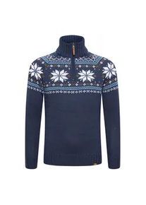 Troyer 11 Project "Troyer PRTim", Herren, Gr. M, blau (marineblaus), Obermaterial: 90% Polyacryl PAN. 10% Wolle WO., Pullover Troyer