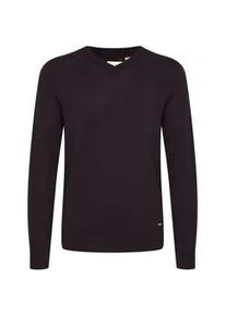 Strickfleece-Pullover Blend "Strickpullover BHWEBER", Herren, Gr. M, schwarz, Obermaterial: 78% Viskose CV. 22% Polyester PES., Pullover