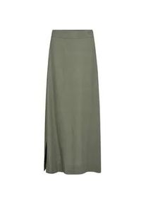 Midirock Levete Room "Levete Room Skirt LR-NAJA 30", Damen, Gr. L, l703, summer olive, Obermaterial: 55% Leinen, 45% Viskose, R&ouml;cke