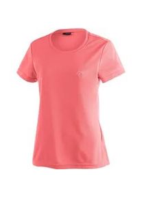 Funktionsshirt Maier Sports "Waltraud", Damen, Gr. 42, rosa (altrosa), 100% Polyester, Rundhals, Shirts Funktionsshirt, Damen T-Shirt, schnelltrocknendes Freizeitshirt, Regular Fit