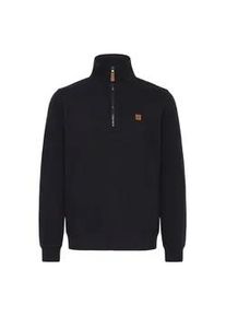 Troyer Blend "Longsweatshirt BHPomes", Herren, Gr. M, schwarz, Obermaterial: 60% Baumwolle CO. 40% Polyester PES., Pullover Troyer