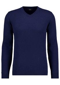 Rundhalspullover Ragman, Herren, Gr. 50, marineblau, 90% Wolle 10% Kaschmir, Pullover Rundhalspullover