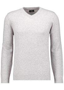 Rundhalspullover Ragman, Herren, Gr. 56, grau, 011, Strick, 90% Wolle 10% Kaschmir, Pullover Rundhalspullover