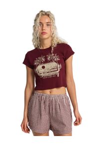 Bermudas Billabong "Sun Fade", Damen, Gr. XS, rot dahlia, Obermaterial:100% Walkfrottier;, Hosen Bermudas