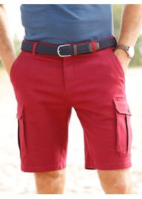 Bermudas Catamaran, Herren, Gr. 48, Normalgr&ouml;&szlig;en, rot (dunkelrot), 98% Baumwolle, 2% Elasthan, unifarben, kurz, Hosen Bermudas