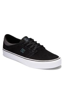 Sneaker DC Shoes "Trase Sd", Herren, Gr. 10 (43), schwarz (schwarz, schwarz, grau), Obermaterial:Obermaterial: Leder [Kuh] / Futter: Textil / Au&szlig;ensohle: Gummi;, Schuhe Sneaker