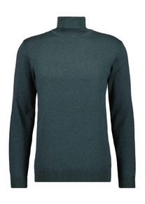 Rundhalspullover Ragman, Herren, Gr. 50, gr&uuml;n (dunkelgr&uuml;n, 357), Strick, 95% Baumwolle 5% Cashmere, hoch geschlossener Ausschnitt, Pullover Rundhalspullover