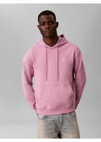 Kapuzensweatshirt Calvin Klein Jeans, Herren, Gr. XL, orchid haze, Sweatware, Obermaterial: 100% Baumwolle, unifarben, regular fit normal, Rundhals, eingesetzt B&uuml;ndchen, Sweatshirts Kapuzensweatshirt, Regular fit mit Rundhalsausschnitt