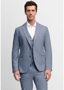 Baukastensakko Cinque "CIDATA", Herren, Gr. 102, blau, Web, Obermaterial: 59% Viskose, 39% Polyester, 2% Elasthan, gemustert, regular fit normal, Sakkos Baukastensakko, in dezentem Muster, Regular Fit