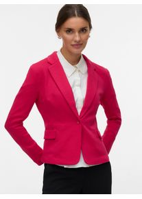 V&eacute;ro Moda Jerseyblazer VERO MODA "VMJULIA LS BLAZER JRS NOOS", Damen, Gr. 38, jazzy, Jersey, Obermaterial: 66% Polyester, 34% Baumwolle, unifarben, regular fit normal, tiefer V-Ausschnitt, Blazer Jerseyblazer