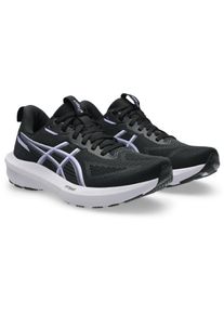 Laufschuh asics "GT-1000 14", Damen, Gr. 43,5, schwarz, lila hint, Synthetik, Schuhe Laufschuh, f&uuml;r mehr Stabilit&auml;t