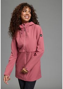 Funktionsjacke Polarino, Damen, Gr. 46, beere, Web, Obermaterial: 100% Polyester. Futter: 100% Polyester, unifarben, figurumspielend Po-bedeckend, Jacken Funktionsjacke, leicht, Wasserdicht, atmungsaktiv