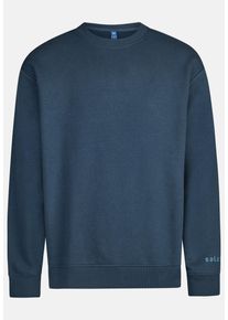 Sweatshirt SALZHAUT "Pullover FLOOT", Herren, Gr. L, blau (navy), Obermaterial: 60% Baumwolle CO. 40% Polyester PES., Sweatshirts Sweatshirt